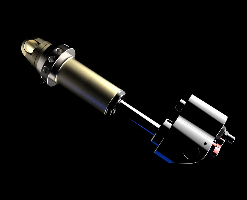 Begode X-Max - product illustration of the suspension damper